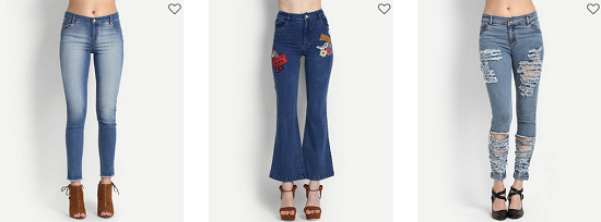 denim jeans online shopping